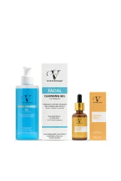 Vitanova 2 li Cilt Bakım Seti Yüz Temizleme Jeli + Vitamin C Serum - 2