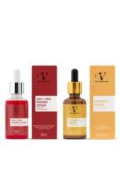 Vitanova 2 li Cilt Bakım Seti AHA+BHA Peeling Serum + Vitamin C Serum - 2