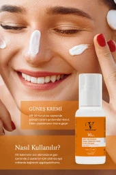 Vitanova Yüz Yıkama Jeli Tonik C Vitamin Serum Leke Serumu Aha Bha Peeling Serum Güneş Kremi(6 LI SET) - 4