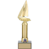 ODAK KUPA - Figürlü Kupalar - Yelken Figürlü Kupalar FG-008 B - 34 cm - 1