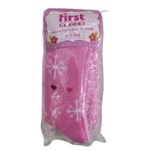 FİRST KAR TANESİ DESENLİ KIZ ÇOCUK HAVLU KİLOTLU ÇORAP - 5