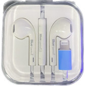 Apple Iphone Uyumlu Lightning Kablolu Mikrofonlu Kulak İçi Kulaklık I-7 Beyaz - 2