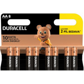 Duracell LR6/MN1500 Alkalin Aa Piller 8 Adet - 1