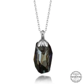 VGD Gumush Swarovski Crystal Taşlı Özel Kesim Gümüş Kadın Kolye - 1