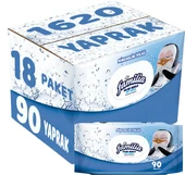 Familia Islak Havlu Mendil Mineralin İyiliği 90 Yaprak Plastik Kapaklı 18 Li Set 1620 Yaprak - 1