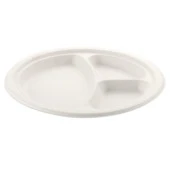 Roll-Up Nature Ekolojik Karton Kağıt Tek Kullanımlık 3 Bölmeli Tabak - 26 Cm. - 50 Adetlik 1 Paket thumbnail 5