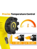 Germany Style GRM9011 Sıcak Hava Tabancası Bakır Sargılı 2000 Watt Hem Sıcak Hem Soğuk - 2