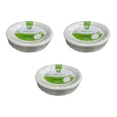 Roll-Up Nature Ekolojik Karton Kağıt Tek Kullanımlık Oval Tabak - 20x26 Cm. - 50 Adetlik 3 Paket thumbnail 1