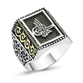 VGD Gumush Gümüş Tuğralı Erkek Yüzük - 1