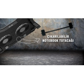 Laptop Gaming 17.3 /15.6 Notebook Soğutucu mavi Led Işıklı 2X fAN 2 XUSB PORT - 2
