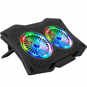 Laptop Gaming 17.3 /15.6 Notebook Soğutucu mavi Led Işıklı 2X fAN 2 XUSB PORT - 5
