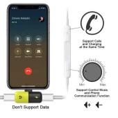 Lightning Kulaklık Şarj Çevirici Dönüştürücü Adaptör thumbnail 3