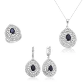 VGD Gumush Gümüş Damla Desenli Bayan Set - 1