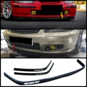 Honda Civic İES EK EJ 1996-2000 Uyumlu Üniversal Laguna Lip Esnek Ön Lip 2 Parça Tampon Altı Dil Karlık Ön Ek - 9