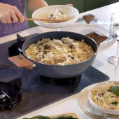 Schafer Fiesta Seramik Basık Tencere 26 Cm-Siyah - 5