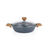 Schafer Fiesta Seramik Basık Tencere 26 Cm-Siyah - 6