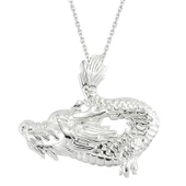 VGD Gumush Gümüş Ejderha Erkek Kolye - 1