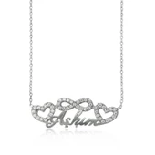 VGD Gümüş Sonsuzluk Kalpli Aşkım Bayan Kolye - 1