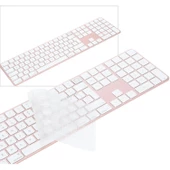 Apple Magic Keyboard 3 A2520 Numerik Türkçe Q Klavye Koruyucu – Şeffaf Ultra İnce Silikon thumbnail 3