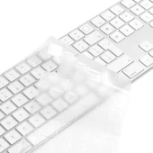 Apple Magic Keyboard 3 A2520 Numerik Türkçe Q Klavye Koruyucu – Şeffaf Ultra İnce Silikon thumbnail 5