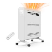 Dlc FO-SD24B Beyaz 2400W Dijital Flat Ekran Kumandalı Ambians Panel Radyatör Isıtıcı - 1