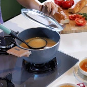 Schafer Fiesta Seramik Derin Tencere 20 Cm-Siyah thumbnail 5