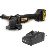 CAT DX31BC 18Volt 2.0Ah Li-ion 115mm Tek Akülü Kömürsüz Profesyonel Avuç Taşlama - 1