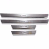 PASSAT B8 Kapı Eşiği 4 Parça Paslanmaz Çelik 2015 > - 1