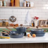 Schafer Fiesta Seramik Derin Tencere 24 Cm-Siyah - 2