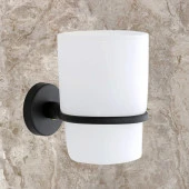 Diş Fırçalık Vidalı Banyo Diş Fırçası Kabı Kutusu Siyah - 3