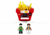 Sluban Food Court French Fries 320 Parça Lego yapım seti B0705B - 3