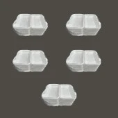 Dağyüce 36/D Tek Kullanımlık Köpük İskender Kapaklı Kase Kutu - 23.5x15 Cm. - 20 Adetlik 5 Paket thumbnail 1