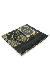 Siyah 50 Adet İsim Baskılı Deri Ciltli Çanta Boy Yasin Kitabı Seccade Seti Mevlit Hediyesi thumbnail 3