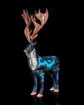 Ormanın Koruyucusu Hareketli Ren Geyiği Biblo - 2