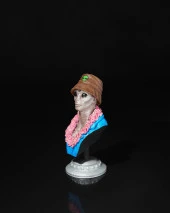 Uzaylı Turist Steve Büst-Figür-Biblo - 2