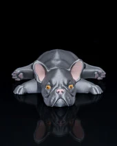 Hareketli French Bulldog Oyuncak Figür 15CM - 1