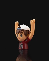 Üç Adam Ofis Masaüstü Not Tutucu-Kağıt Tutucu - 1