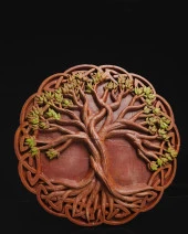 Yaşam Ağacı Tree of Life Duvar Dekoru Mini Boy (19 CM) - 3