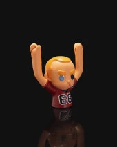 Üç Adam Ofis Masaüstü Not Tutucu-Kağıt Tutucu - 3