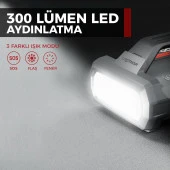 Lokithor JA2500 12V 2500Amp LiFePO4 Akıllı Akü Takviye + Pompa + Powerbank + Led Lamba thumbnail 5