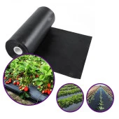 ÇİLEK MULCH NAYLONU 100 CM x 1000 METRE SİYAH TABAN ÖRTÜSÜ PİDOK ÇİLEK MULCH 30 MİCRON UV Lİ SEBZE NAYLONU - 1