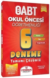 Yönerge Yayınları ÖABT Okul Öncesi Öğretmenliği 6 Deneme Çözümlü - 3