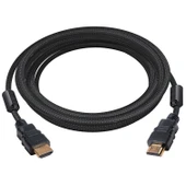 Hdmı Kablosu Gold 1.4V 3D 4K Örgülü Filtreli 3Mt Gabble Gab-03 - 1