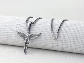 Kanatlı Kılıç 925 Ayar Gümüş Kolye thumbnail 1