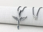 Kanatlı Kılıç 925 Ayar Gümüş Kolye thumbnail 3