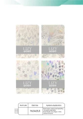 17x24 Amerikan Bristol Esnek Janjanlı Defter 120yp
80gr - 5