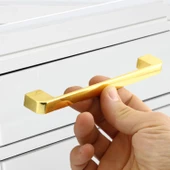 Gölcük Oval Mobilya Mutfak Dolap Çekmece Dolabı Kapak Metal Kulpu Kulbu Kulpları Gold Altın 160 Mm - 2