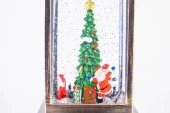 Dönen Noel Baba Işıklı ve Müzikli Kar Küresi - 3