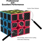 Karbon Fiber Etiket Kaplama Rubik Zeka Küpü - 3