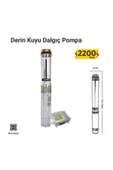 Rtrmax Rtr Max Rtm885 Derin Kuyu Su Dalgıç Pompa Trifaze 3 Hp 154 Mt - 1